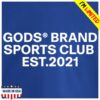 Gods Brand Store Merch Gods® Brand Sports Club Hoodie Grey Gods Brand Store Merch Gods® Brand Sports Club Hoodie Grey