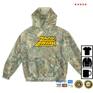 Zach Bryan Shop Store Merch Zb Logo Camo Hoodie