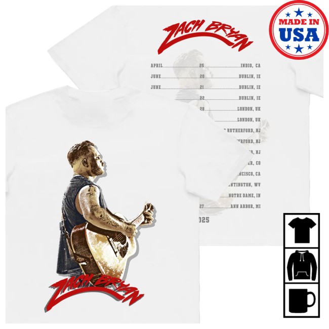 Zach Bryan Shop Store Merch Zb Silhouette Tee Zach Bryan Shop Store Merch Zb Silhouette Tee