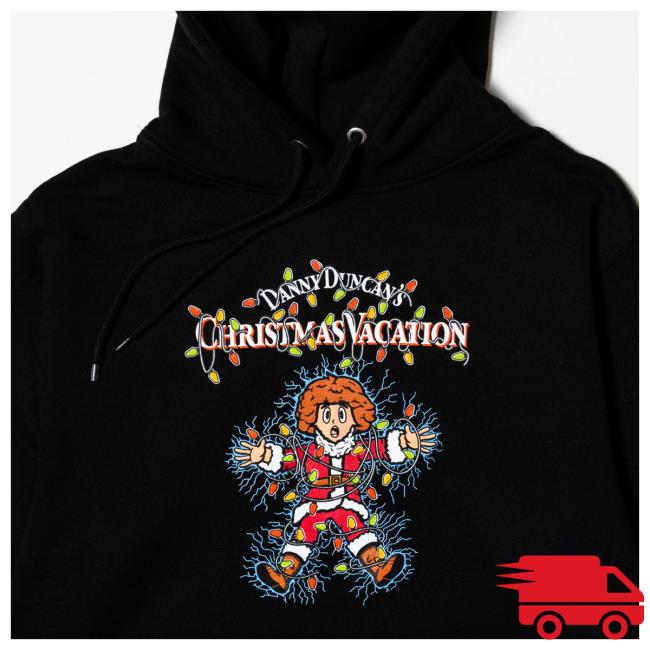 Danny Duncan Merch Store Danny Duncan Christmas Vacation Black Hoodie Danny Duncan Merch Store Danny Duncan Christmas Vacation Black Hoodie