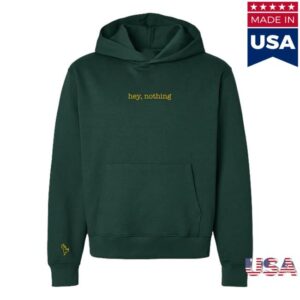 Interscope Merch Store Hey Nothing Logo Hoodie