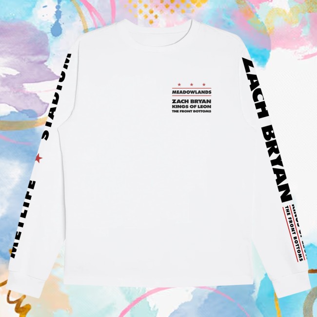 Zach Bryan Shop Store Merch Metlife Longsleeve Zach Bryan Shop Store Merch Metlife Longsleeve