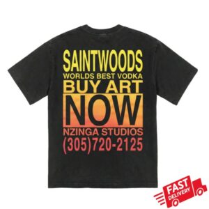 Saintwoods Store Merch Will Paint For Cash Black Tee