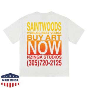 Saintwoods Store Merch Will Paint For Cash White Tee