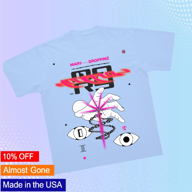 Mary Droppinz Store Merch Galactic Portal T-Shirt Blue Mary Droppinz Store Merch Galactic Portal T-Shirt Blue