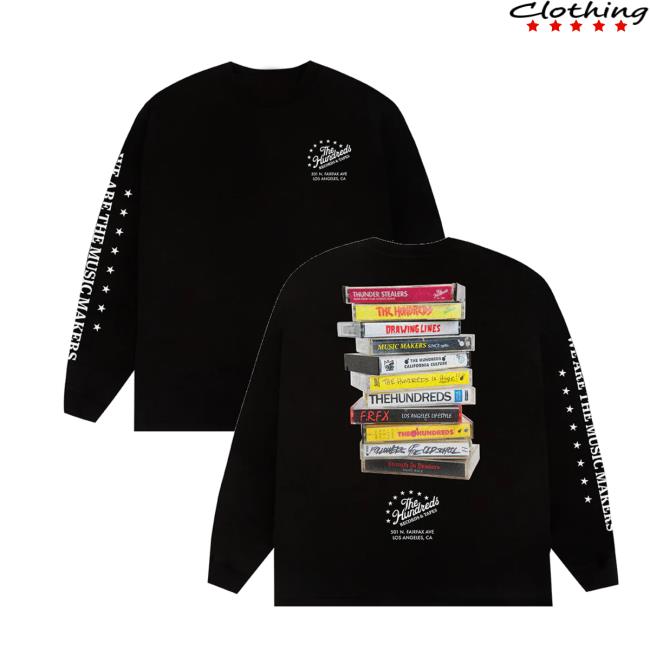 The Hundreds Merch Store Cassette Ls T-Shirt The Hundreds Merch Store Cassette Ls T-Shirt