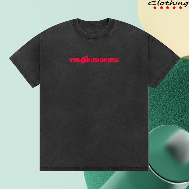 The Hundreds Merch Store Shady Bar T-Shirt Washed Black The Hundreds Merch Store Shady Bar T-Shirt Washed Black