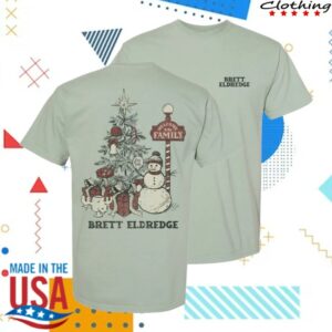 Brett Eldredge Store Merch Sage Christmas Tee
