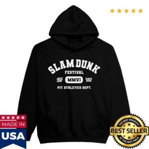 Slam Dunk Merch Store Pit Athletics Dept. Varsity Hoodie Black