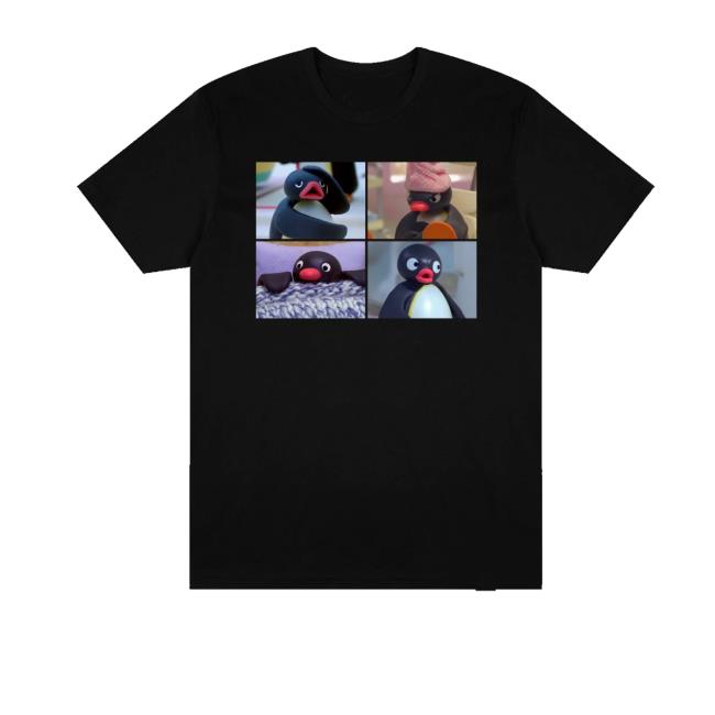 Retrokid Merch Store Pingu Moods T-Shirt Retrokid Merch Store Pingu Moods T-Shirt