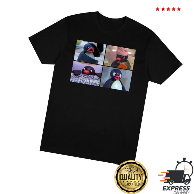 Retrokid Merch Store Pingu Moods T-Shirt Retrokid Merch Store Pingu Moods T-Shirt