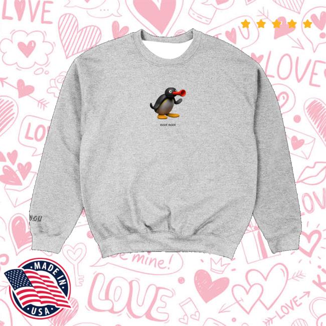 Retrokid Merch Store Pingu Noot Noot Crewneck Retrokid Merch Store Pingu Noot Noot Crewneck