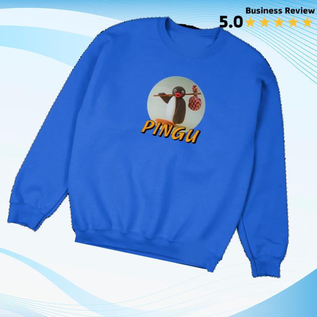 Retrokid Merch Store Pingu Logo Crewneck Retrokid Merch Store Pingu Logo Crewneck