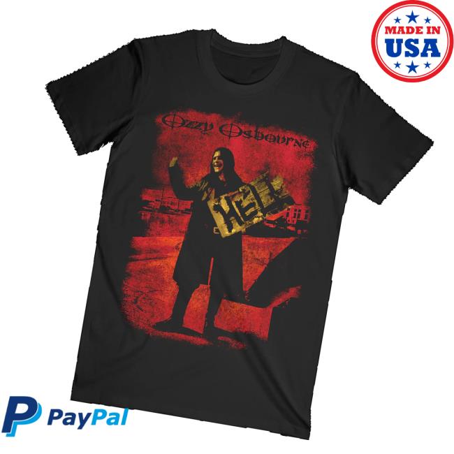 Ozzy Osbourne Merch Store Hitchhiking To Hell Tee Shirt Ozzy Osbourne Merch Store Hitchhiking To Hell Tee Shirt