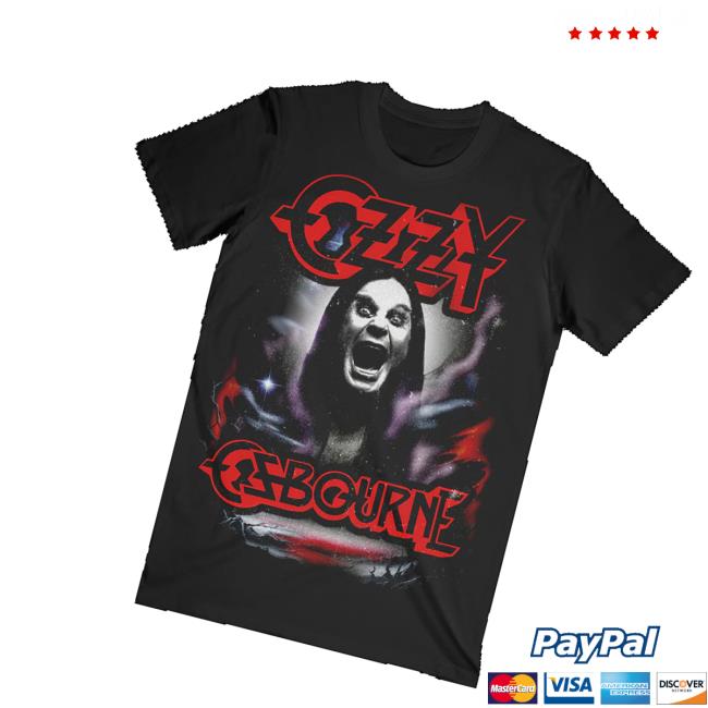 Ozzy Osbourne Merch Store Ozzy Memorial Cross Tee Ozzy Osbourne Merch Store Ozzy Memorial Cross Tee