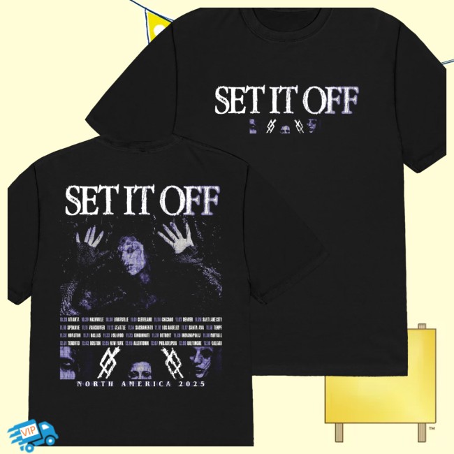 Set It Off Band Store Merch Fall 2025 Tour Tee Set It Off Band Store Merch Fall 2025 Tour Tee