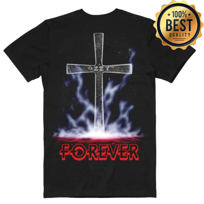 Ozzy Osbourne Store Merch Ozzy Memorial Cross Tee Ozzy Osbourne Store Merch Ozzy Memorial Cross Tee