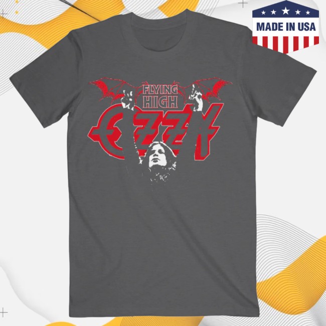 Ozzy Osbourne Store Merch Flying High Tee Ozzy Osbourne Store Merch Flying High Tee