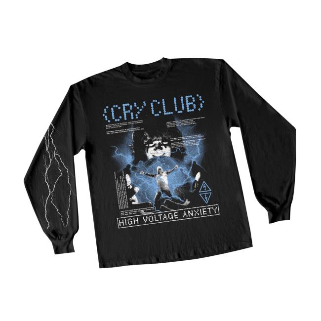 Cry Club Merch Store High Voltage Longsleeve Cry Club Merch Store High Voltage Longsleeve
