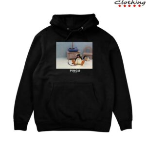 Retrokid Merch Store Pingu Chill Hoodie Black