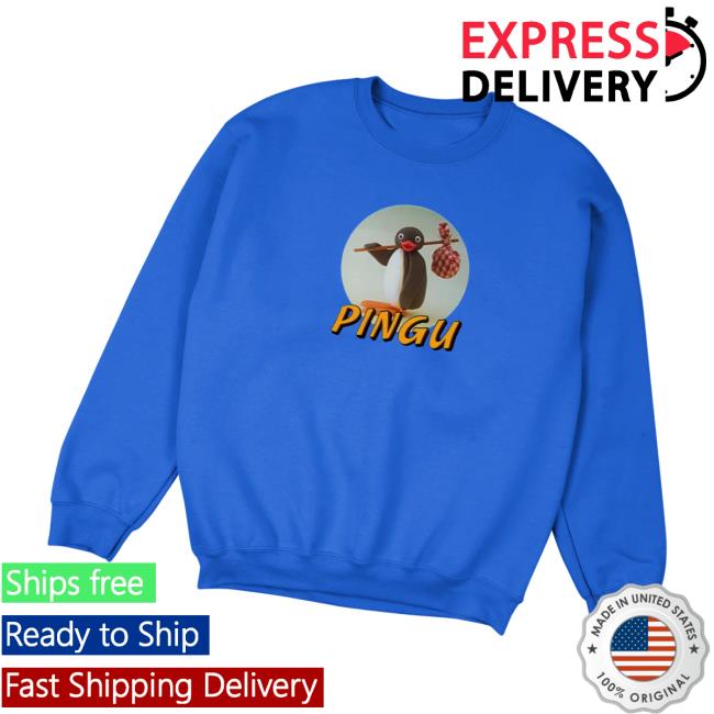 Retrokid Merch Store Pingu Logo Crewneck Royal Retrokid Merch Store Pingu Logo Crewneck Royal