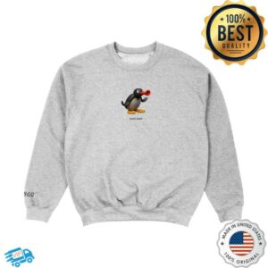 Retrokid Merch Store Pingu Noot Noot Crewneck Grey