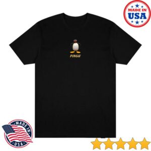 Retrokid Merch Store Pingu Noot Noot T-Shirt Black