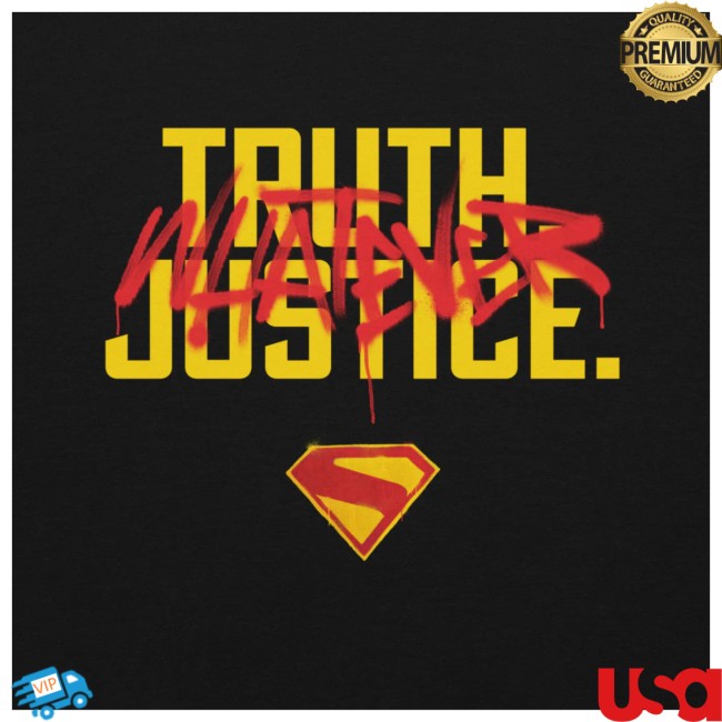 Dc Shop Store Merch Supergirl 2026 MovieTruth Justice Whatever Crewneck Sweatshirt Dc Shop Store Merch Supergirl 2026 MovieTruth Justice Whatever Crewneck Sweatshirt