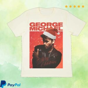 George Michael Merch Store George Michael Merry Christmas T-Shirt