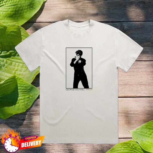 George Michael Merch Store Faith Photo Tee George Michael Merch Store Faith Photo Tee