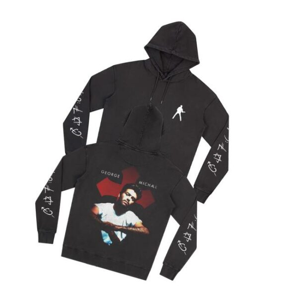 George Michael Merch Store Faith Symbol Faded Hoodie - Newest Fashion ...