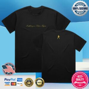 George Michael Merch Store Father Figure Black Tee