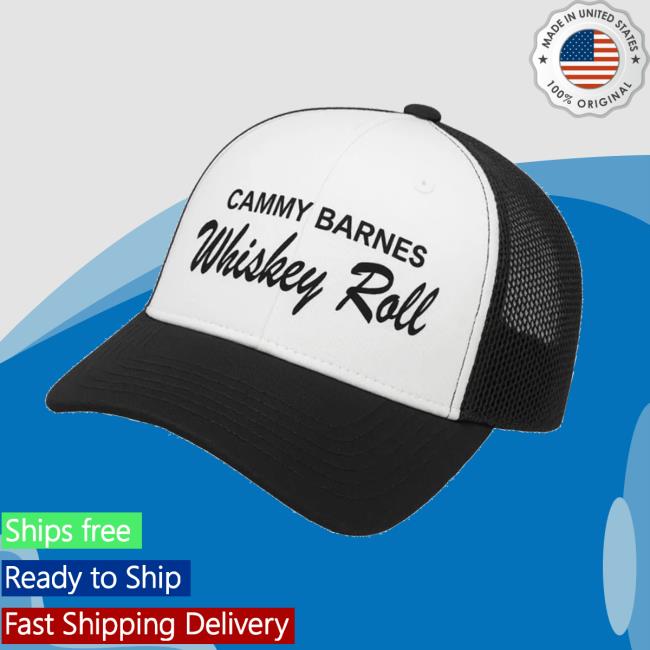 Cammy Barnes Merch Store Whiskey Roll Cap Cammy Barnes Merch Store Whiskey Roll Cap