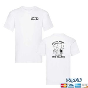 Cammy Barnes Merch Store Whiskey Roll T-Shirt