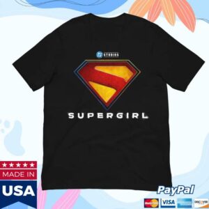Dc Shop Merch Supergirl 2026 Movie Logo T-Shirt