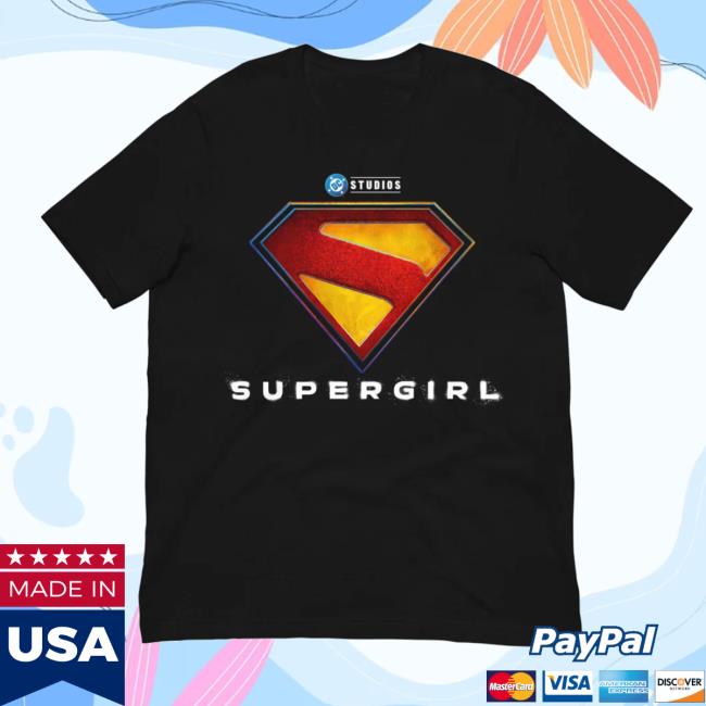 Dc Shop Merch Supergirl 2026 Movie Logo T-Shirt Dc Shop Merch Supergirl 2026 Movie Logo T-Shirt