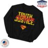 kenny Dc Shop Merch Supergirl 2026 Movie Truth Justice Whatever Crewneck Sweatshirtv