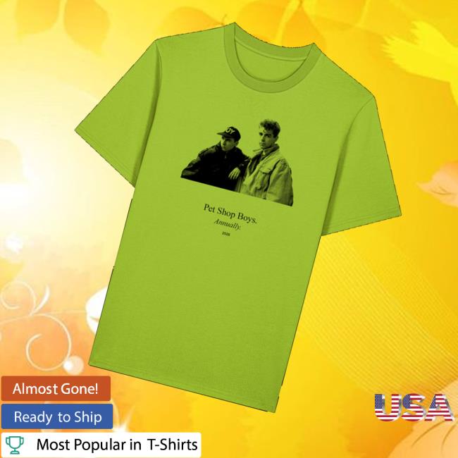 Pet Shop Boys Merch Store Annually 2026 T-Shirt Pet Shop Boys Merch Store Annually 2026 T-Shirt
