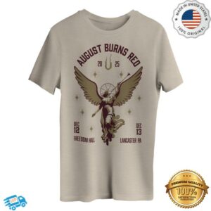 August Burns Red Merch Store Freedom Hall Lancaster Pa 2025 Tee