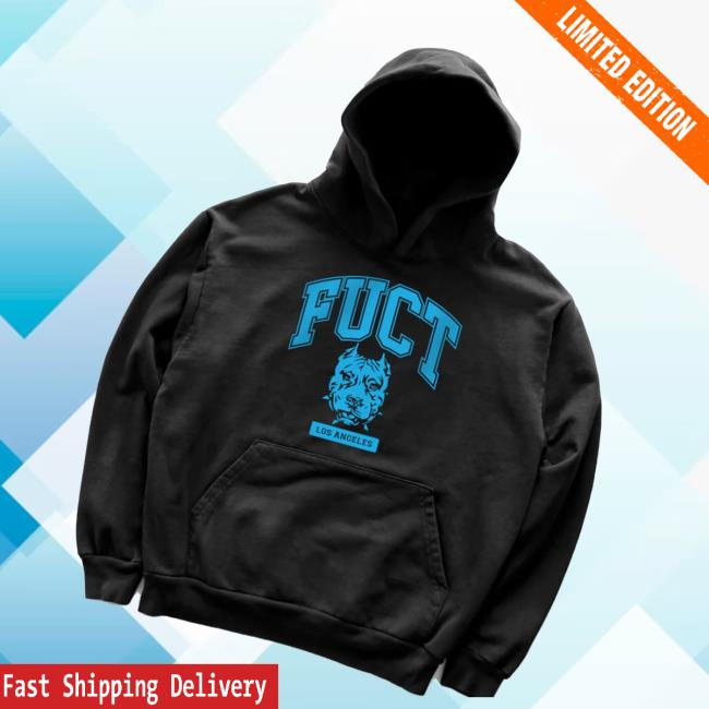 Fuct Merch Store Pitbull Academy Pullover Hoodie Black Fuct Merch Store Pitbull Academy Pullover Hoodie Black