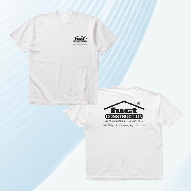 Fuct Merch Store Milano Construction Tee Fuct Merch Store Milano Construction Tee
