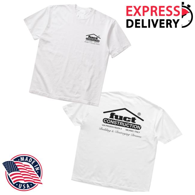 Fuct Merch Store Milano Construction Tee Fuct Merch Store Milano Construction Tee