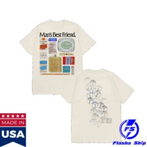 Sabrina Carpenter Merch Store Man’s Best Friend Object Dateback T-Shirt