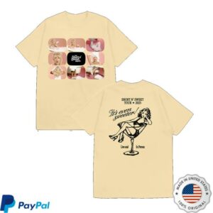 Sabrina Carpenter Merch Store Short N’ Sweet Tv Grid Residency T-Shirt