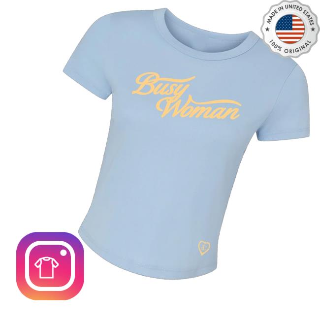 Sabrina Carpenter Merch Store Busy Woman Tee Sabrina Carpenter Merch Store Busy Woman Tee