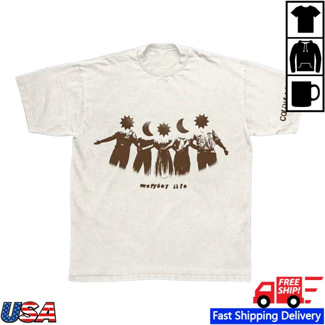 Coldplay Merch Store Everyday Life Tee Coldplay Merch Store Everyday Life Tee