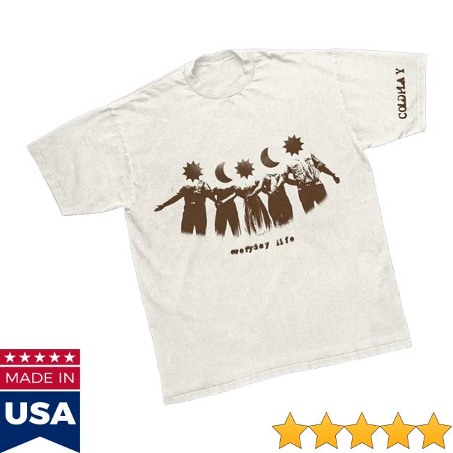 Coldplay Merch Store Everyday Life Tee Coldplay Merch Store Everyday Life Tee