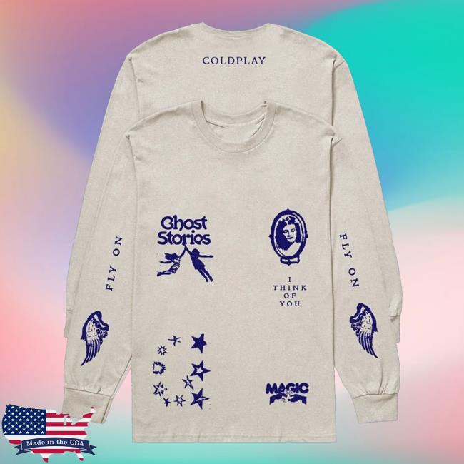 Coldplay Merch Store Ghost Stories I Think Of You Longsleeve Coldplay Merch Store Ghost Stories I Think Of You Longsleeve