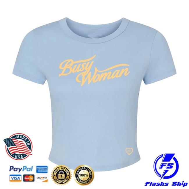 Sabrina Carpenter Merch Store Busy Woman Baby Tee Sabrina Carpenter Merch Store Busy Woman Baby Tee