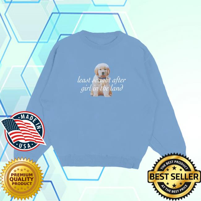 Sabrina Carpenter Merch Store Least Sought After Puppy Crewneck Sabrina Carpenter Merch Store Least Sought After Puppy Crewneck
